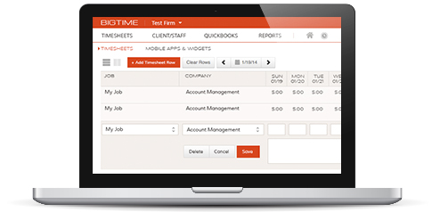 Cloud-Based Time Tracking from BigTime Software